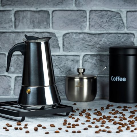 KAWIARKA ESPRESSO KiNGHOFF 450ml (9 FILIŻANEK) KH-1046 KAWIARKA ESPRESSO KiNGHOFF 450ml (9 FILIŻANEK) KH-1046