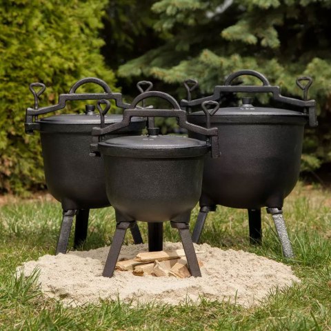 KOCIOŁEK ŻELIWNY MYŚLIWSKI 10L KiNGHOFF KH-2233 KOCIOŁEK ŻELIWNY MYŚLIWSKI 10L KiNGHOFF KH-2233