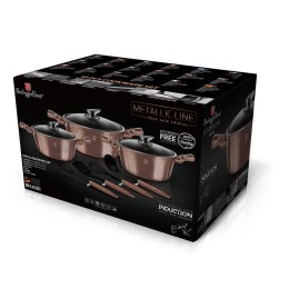 KOMPLET GARNKÓW 10-EL. BERLINGER HAUS METALLIC LINE ROSEGOLD BH-6151