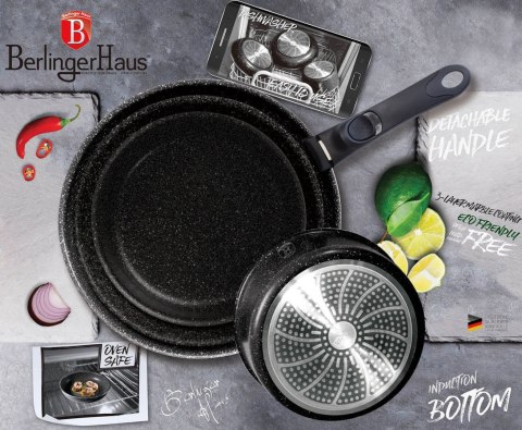 KOMPLET GARNKÓW 9-EL. CLICK & COOK BERLINGER HAUS METALLIC LINE BURGUNDY BH-6145 KOMPLET GARNKÓW 9-EL. CLICK & COOK BERLINGER HAUS METALLIC LINE BURGUNDY BH-6145
