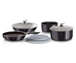 KOMPLET GARNKÓW 9 EL. CLICK & COOK BERLINGER HAUS METALLIC LINE CARBON PRO BH-6918