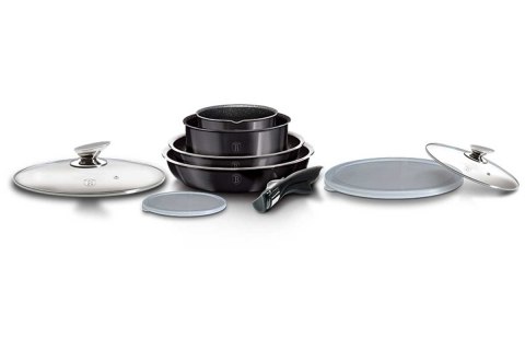 KOMPLET GARNKÓW 9 EL. CLICK & COOK BERLINGER HAUS METALLIC LINE CARBON PRO BH-6918 KOMPLET GARNKÓW 9 EL. CLICK & COOK BERLINGER HAUS METALLIC LINE CARBON PRO BH-6918