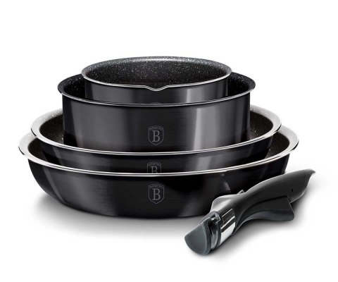 KOMPLET GARNKÓW 9 EL. CLICK & COOK BERLINGER HAUS METALLIC LINE CARBON PRO BH-6918 KOMPLET GARNKÓW 9 EL. CLICK & COOK BERLINGER HAUS METALLIC LINE CARBON PRO BH-6918