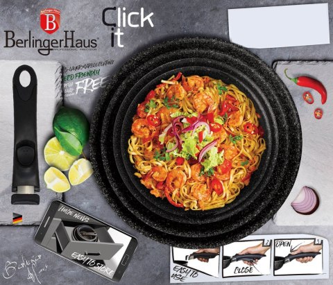 KOMPLET GARNKÓW 9 EL. CLICK & COOK BERLINGER HAUS METALLIC LINE CARBON PRO BH-6918 KOMPLET GARNKÓW 9 EL. CLICK & COOK BERLINGER HAUS METALLIC LINE CARBON PRO BH-6918