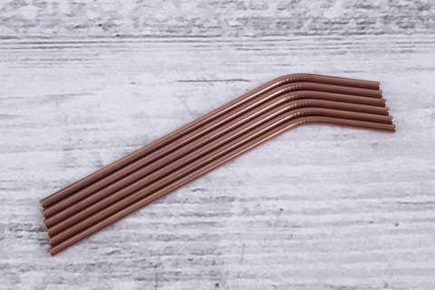KOMPLET METALOWYCH SŁOMEK DO PICIA 6 ELEMENTÓW BERLINGER HAUS ROSE GOLD BH-2982 KOMPLET METALOWYCH SŁOMEK DO PICIA 6 ELEMENTÓW BERLINGER HAUS ROSE GOLD BH-2982
