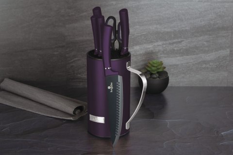 KOMPLET NOŻY W STOJAKU 7-ELE BERLINGER HAUS PURPLE ECLIPSE BH-2584 KOMPLET NOŻY W STOJAKU 7-ELE BERLINGER HAUS PURPLE ECLIPSE BH-2584