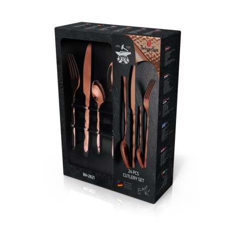 KOMPLET SZTUĆCÓW 24-EL. BŁYSZCZĄCE BERLINGER HAUS ROSEGOLD BH-2621 KOMPLET SZTUĆCÓW 24-EL. BŁYSZCZĄCE BERLINGER HAUS ROSEGOLD BH-2621