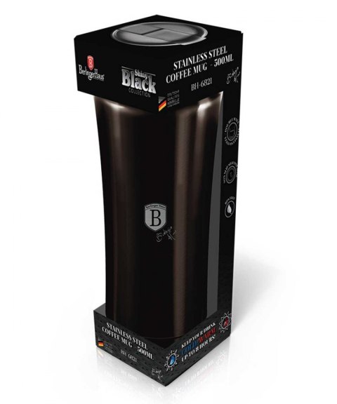 KUBEK TERMICZNY 500ML BERLINGER HAUS SHINY BLACK BH-6821 KUBEK TERMICZNY 500ML BERLINGER HAUS SHINY BLACK BH-6821