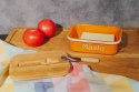 MASELNICZKA STALOWA Z NOŻEM BRUNBESTE BB-2686 POMARAŃCZOWA MASELNICZKA STALOWA Z NOŻEM BRUNBESTE BB-2686 POMARAŃCZOWA