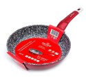 PATELNIA 28CM MARMUROWO-CERAMICZNA ZILNER STONETEC BURGUND ZL-9257 PATELNIA 28CM MARMUROWO-CERAMICZNA ZILNER STONETEC BURGUND ZL-9257