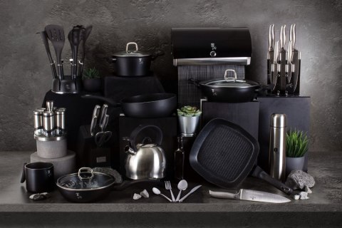 PATELNIA GRANITOWA 24CM BERLINGER HAUS BLACK SILVER BH-1844 PATELNIA GRANITOWA 24CM BERLINGER HAUS BLACK SILVER BH-1844