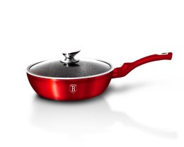 PATELNIA GRANITOWA 24CM BERLINGER HAUS METALLIC LINE RED BH-1259-N