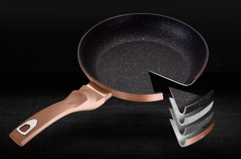PATELNIA GRANITOWA 30CM BERLINGER HAUS METALLIC ROSE GOLD LINE BH-1511-N PATELNIA GRANITOWA 30CM BERLINGER HAUS METALLIC ROSE GOLD LINE BH-1511-N