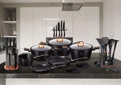 PATELNIA GRANITOWA DO NALEŚNIKÓW 28CM BERLINGER HAUS BLACK ROSE BH-6181 PATELNIA GRANITOWA DO NALEŚNIKÓW 28CM BERLINGER HAUS BLACK ROSE BH-6181