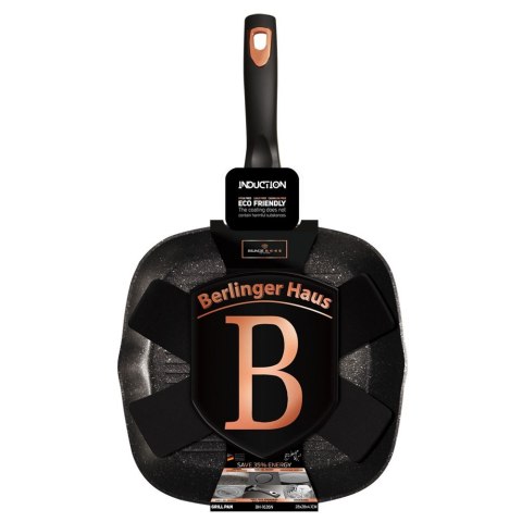 PATELNIA GRANITOWA GRILL 28CM BERLINGER HAUS BLACK ROSE BH-1636-N PATELNIA GRANITOWA GRILL 28CM BERLINGER HAUS BLACK ROSE BH-1636-N