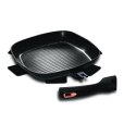 PATELNIA GRANITOWA GRILL 28cm ODPINANY UCHWYT BERLINGER HAUS BLACK ROSE BH-1953