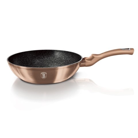 PATELNIA GRANITOWA WOK 30CM BERLINGER HAUS METALLIC LINE ROSE GOLD BH-6171 PATELNIA GRANITOWA WOK 30CM BERLINGER HAUS METALLIC LINE ROSE GOLD BH-6171
