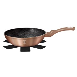 PATELNIA GRANITOWA WOK 30CM BERLINGER HAUS METALLIC LINE ROSE GOLD BH-6171