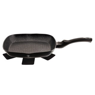 PATELNIA GRILLOWA GRANITOWA BERLINGER HAUS BLACK SILVER BH-1846