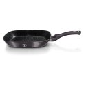 PATELNIA GRILLOWA Z POWŁ. GRANITOWĄ 28x28cm BERLINGER HAUS Carbon Pro BH-6901 PATELNIA GRILLOWA Z POWŁ. GRANITOWĄ 28x28cm BERLINGER HAUS Carbon Pro BH-6901