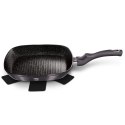 PATELNIA GRILLOWA Z POWŁ. GRANITOWĄ 28x28cm BERLINGER HAUS Carbon Pro BH-6901 PATELNIA GRILLOWA Z POWŁ. GRANITOWĄ 28x28cm BERLINGER HAUS Carbon Pro BH-6901