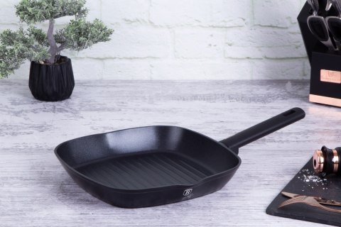 PATELNIA GRILLOWA Z POWŁOKĄ TYTANOWĄ KWADRATOWA 28CM BERLINGER HAUS MONACO BH-7092 PATELNIA GRILLOWA Z POWŁOKĄ TYTANOWĄ KWADRATOWA 28CM BERLINGER HAUS MONACO BH-7092