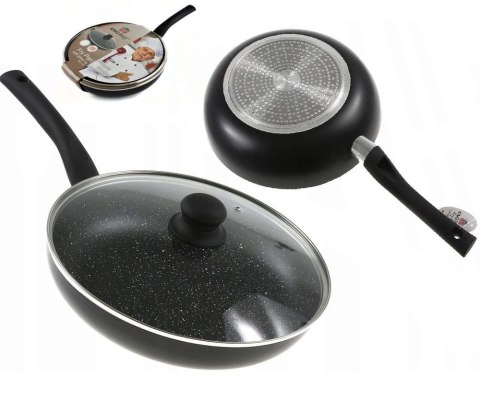 PATELNIA MARMURKOWA Z POKR. 28CM KiNGHOFF KH-3959 PATELNIA MARMURKOWA Z POKR. 28CM KiNGHOFF KH-3959