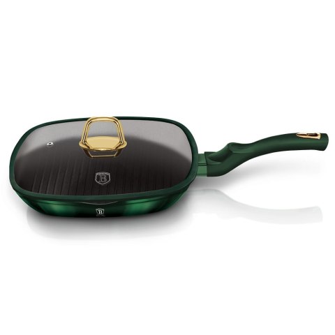 PATELNIA TYTANOWA GRILLOWA 28x28CM BERLINGER HAUS METALLIC LINE EMERALD BH-6051 PATELNIA TYTANOWA GRILLOWA 28x28CM BERLINGER HAUS METALLIC LINE EMERALD BH-6051