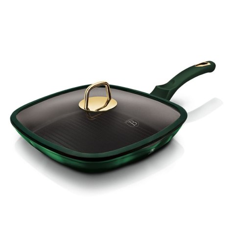 PATELNIA TYTANOWA GRILLOWA 28x28CM BERLINGER HAUS METALLIC LINE EMERALD BH-6051 PATELNIA TYTANOWA GRILLOWA 28x28CM BERLINGER HAUS METALLIC LINE EMERALD BH-6051