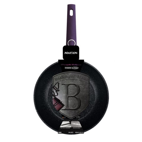 PATELNIA TYTANOWA / WOK 28cm BERLINGER HAUS PURPLE ECLIPSE BH-6633 PATELNIA TYTANOWA / WOK 28cm BERLINGER HAUS PURPLE ECLIPSE BH-6633