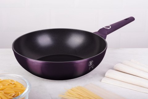 PATELNIA TYTANOWA / WOK 28cm BERLINGER HAUS PURPLE ECLIPSE BH-6633 PATELNIA TYTANOWA / WOK 28cm BERLINGER HAUS PURPLE ECLIPSE BH-6633