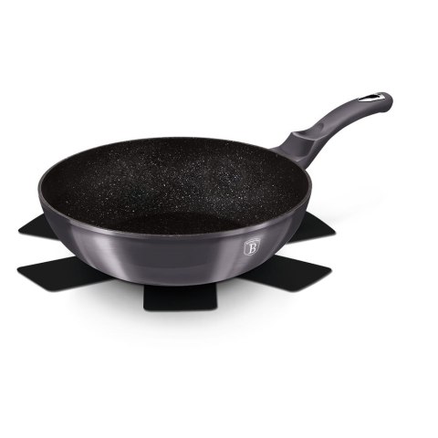 PATELNIA WOK GRANITOWA 28cm BERLINGER HAUS METALLIC LINE CARBON PRO BH-6900 PATELNIA WOK GRANITOWA 28cm BERLINGER HAUS METALLIC LINE CARBON PRO BH-6900