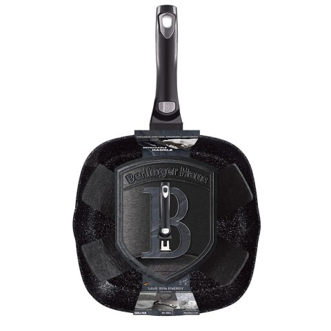PATELNIA Z POWŁ. GRANITOWĄ GRILL 28cm Z ODPINANĄ RĄCZKĄ BERLINGER HAUS Carbon Pro BH-6914 PATELNIA Z POWŁ. GRANITOWĄ GRILL 28cm Z ODPINANĄ RĄCZKĄ BERLINGER HAUS Carbon Pro BH-6914