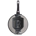 PATELNIA Z POWŁ. GRANITOWĄ Z ODPINANĄ RĄCZKĄ 28cm BERLINGER HAUS Carbon Pro BH-6913