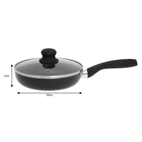 PATELNIA Z POWŁ. MARMUR. 20CM KiNGHOFF KH-3955 PATELNIA Z POWŁ. MARMUR. 20CM KiNGHOFF KH-3955