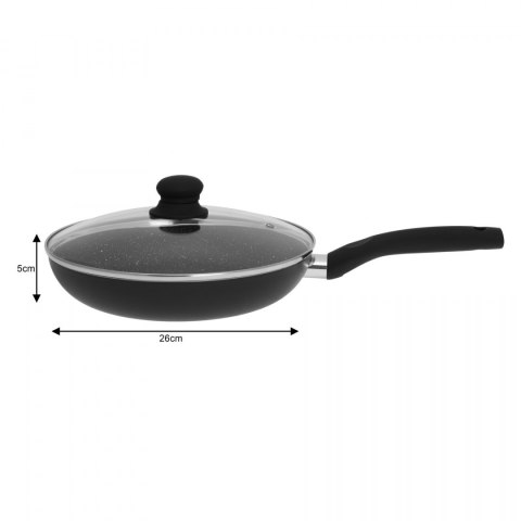PATELNIA Z POWŁ. MARMUR. 26CM KiNGHOFF KH-3958 PATELNIA Z POWŁ. MARMUR. 26CM KiNGHOFF KH-3958