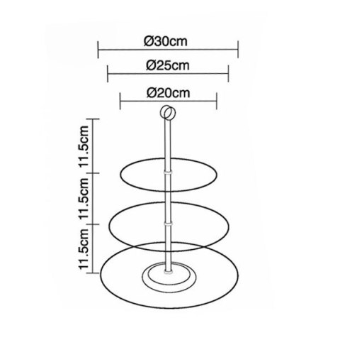 PATERA DO CIAST 3-POZIOMOWA KiNGHOFF KH-4016 PATERA DO CIAST 3-POZIOMOWA KiNGHOFF KH-4016