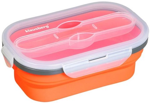 POJEMNIK LUNCHBOX SILIKONOWY 800ml 1-KOMOROWY KLAUSBERG KB-7022 POJEMNIK LUNCHBOX SILIKONOWY 800ml 1-KOMOROWY KLAUSBERG KB-7022