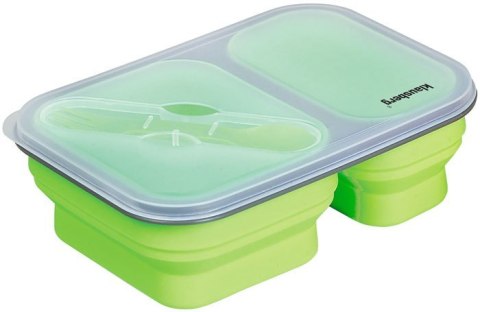 POJEMNIK LUNCHBOX SILIKONOWY 900ml 2-KOMOROWY KLAUSBERG KB-7023 POJEMNIK LUNCHBOX SILIKONOWY 900ml 2-KOMOROWY KLAUSBERG KB-7023