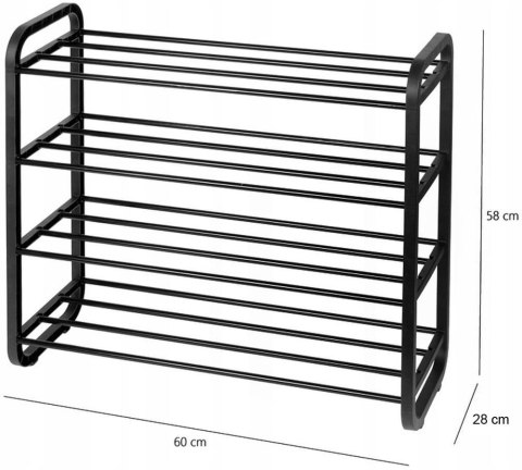 PÓŁKA REGAŁ NA BUTY 60 x 58 x 28cm BRUNBESTE BB-3977 PÓŁKA REGAŁ NA BUTY 60 x 58 x 28cm BRUNBESTE BB-3977