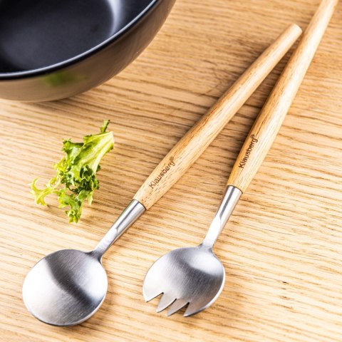 PORCELANOWA MISA 23cm DO SAŁATEK Z ŁYŻKAMI KLAUSBERG KB-7786 CZARNA PORCELANOWA MISA 23cm DO SAŁATEK Z ŁYŻKAMI KLAUSBERG KB-7786 CZARNA