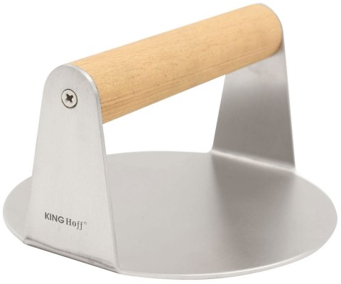 PRASA DO MIĘSA BURGERÓW 14CM ZE STALI NIERDZEWNEJ PRASKA KINGHOFF KH-1878 PRASA DO MIĘSA BURGERÓW 14CM ZE STALI NIERDZEWNEJ PRASKA KINGHOFF KH-1878