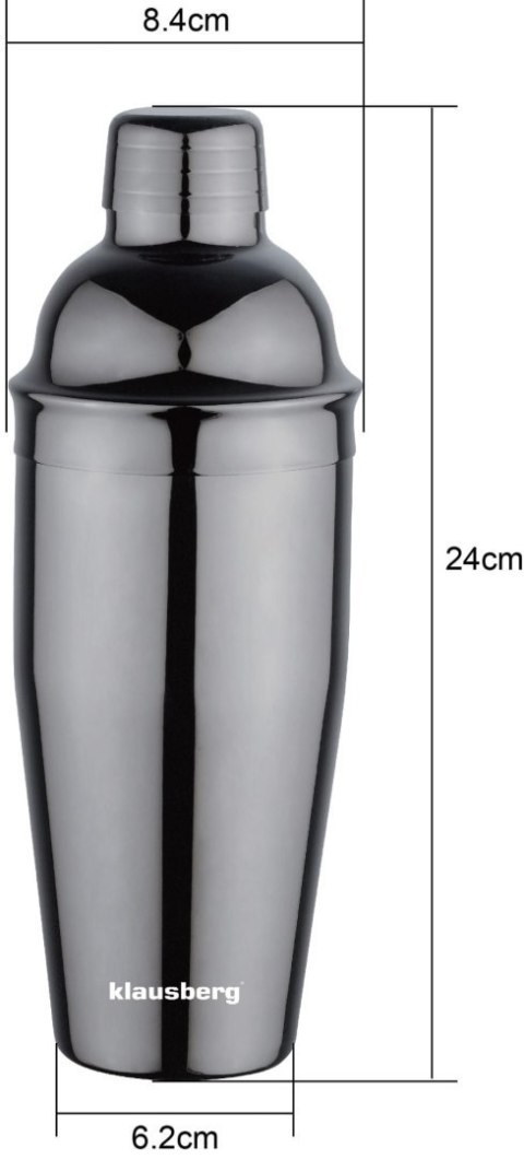 SHAKER BARMAŃSKI DO DRINKÓW KOKTAJLI 750ML GRAFITOWY KLAUSBERG KB-7648 SHAKER BARMAŃSKI DO DRINKÓW KOKTAJLI 750ML GRAFITOWY KLAUSBERG KB-7648