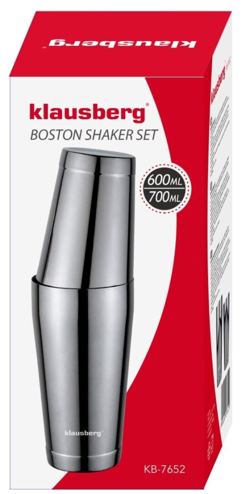 SHAKER BOSTOŃSKI TIN TIN DO DRINKÓW KOKTAJLI GRAFITOWY KLAUSBERG KB-7652 SHAKER BOSTOŃSKI TIN TIN DO DRINKÓW KOKTAJLI GRAFITOWY KLAUSBERG KB-7652