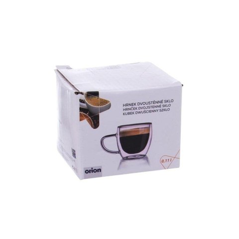 SZKLANKA TERMICZNA Z PODWÓJNĄ ŚCIANKĄ DO ESPRESSO 110ml ORION 127203 SZKLANKA TERMICZNA Z PODWÓJNĄ ŚCIANKĄ DO ESPRESSO 110ml ORION 127203
