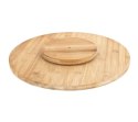 TACA DESKA BAMBUSOWA DO PIZZY 35cm OBROTOWA KINGHOFF KH-1566 TACA DESKA BAMBUSOWA DO PIZZY 35cm OBROTOWA KINGHOFF KH-1566