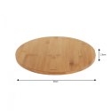 TACA DESKA BAMBUSOWA DO PIZZY 35cm OBROTOWA KINGHOFF KH-1566 TACA DESKA BAMBUSOWA DO PIZZY 35cm OBROTOWA KINGHOFF KH-1566