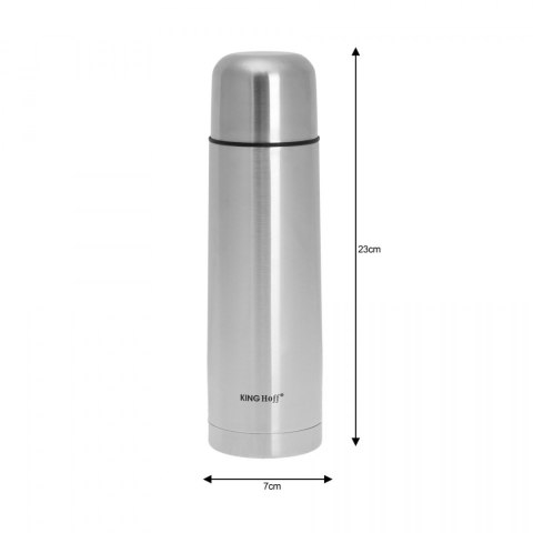 TERMOS STALOWY Z POKROWCEM 0,5L KiNGHOFF KH-4052 TERMOS STALOWY Z POKROWCEM 0,5L KiNGHOFF KH-4052