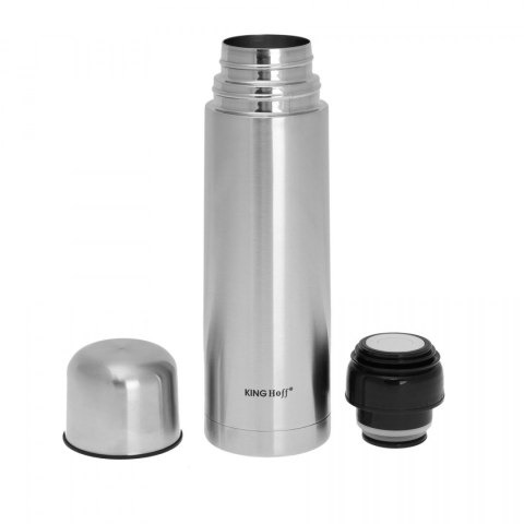 TERMOS STALOWY Z POKROWCEM 0,5L KiNGHOFF KH-4052 TERMOS STALOWY Z POKROWCEM 0,5L KiNGHOFF KH-4052