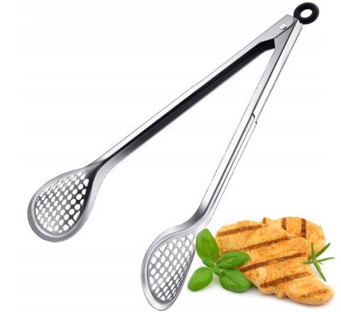 UNIWERSALNE SZCZYPCE KUCHENNE Z SITKIEM 30 CM DO GRILLA BRUNBESTE BB-2497 UNIWERSALNE SZCZYPCE KUCHENNE Z SITKIEM 30 CM DO GRILLA BRUNBESTE BB-2497